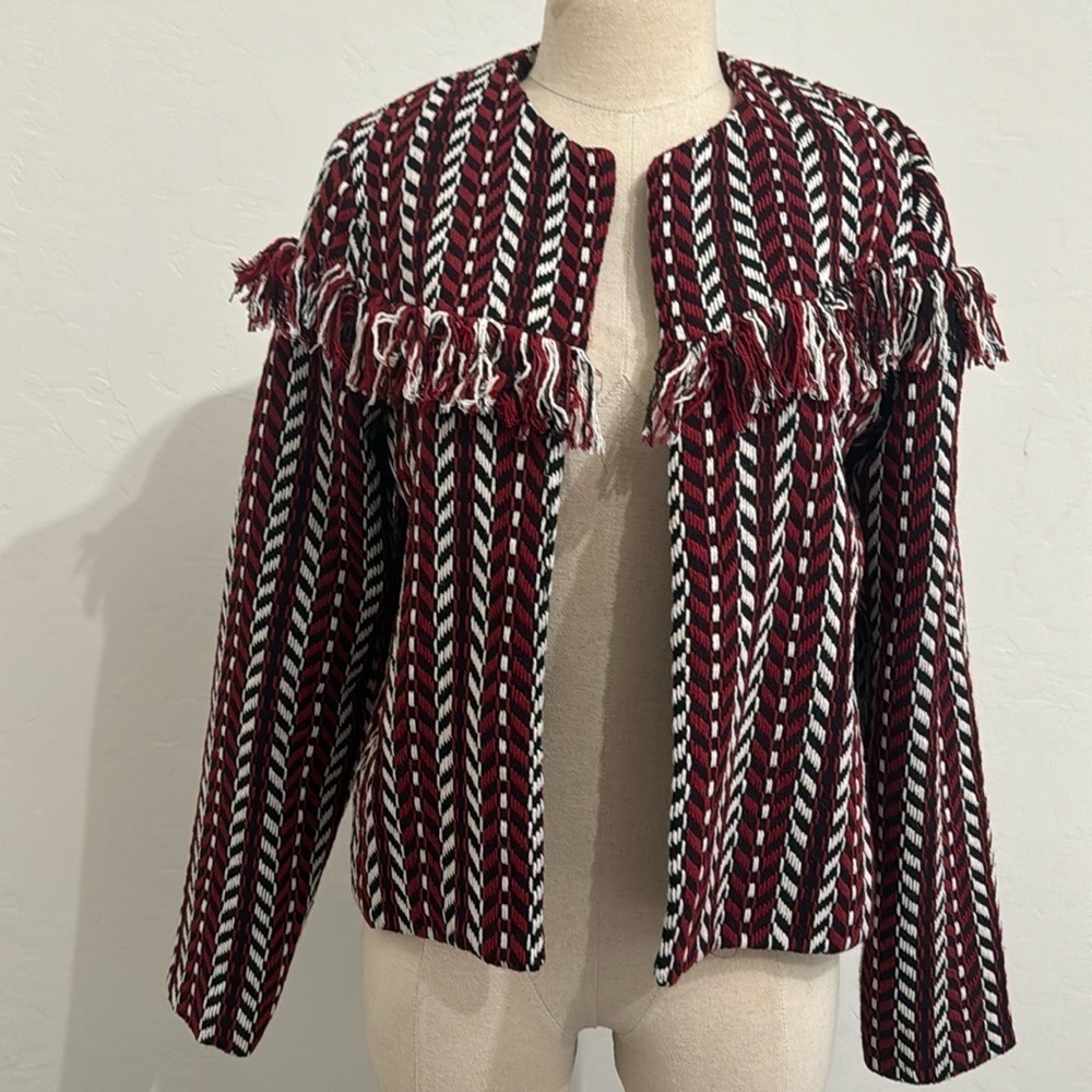 Anthropologie Everly cropped blazer